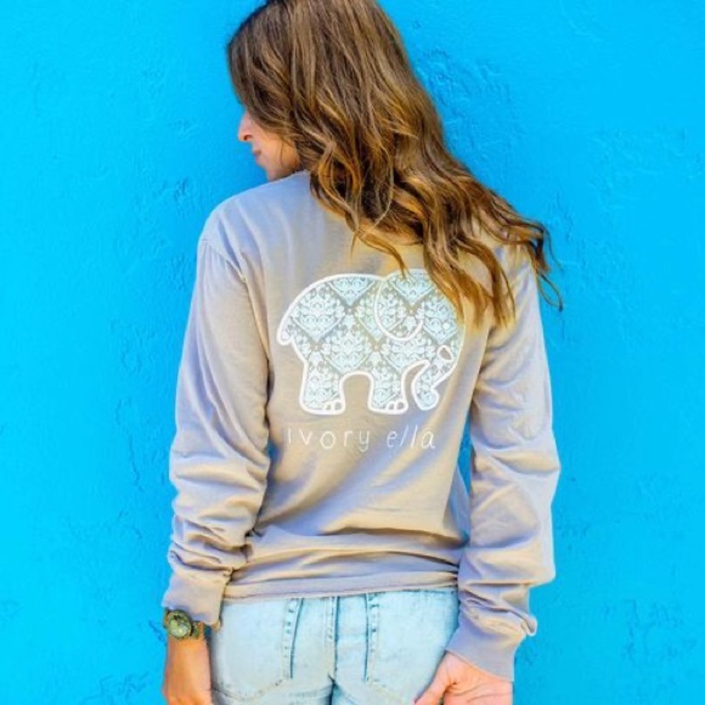 Ivory ella beige long sleeve WORN ONCE